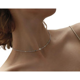 Colar Choker Pedra Ametista Pérolas Água Doce Banhado A Ouro