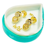 Abridor Corazon Con Piedra De Oro 18k Ideal Femenino Abo 019