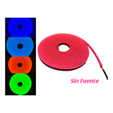 Manguera Luces Neon Led Flexible 5mts Color Fijo