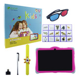 Tableta 7  Android Niños Kt200 128gb 4ram + Reloj Y Lentes