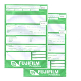 Kit 100 Folhas Envelope Para Fotoacabamento Numerado Verde 