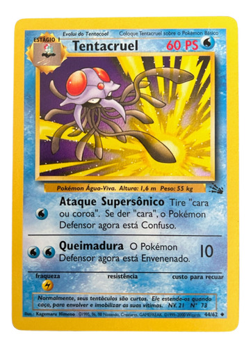 Pokemon Card Tentacruel | MercadoLivre 📦 Pokemon Card Tentacruel | MercadoLivre 📦