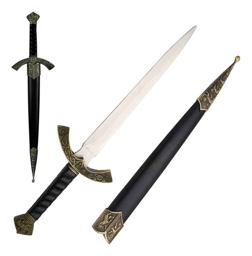 Espada Adaga Medieval Leão Nórdico 