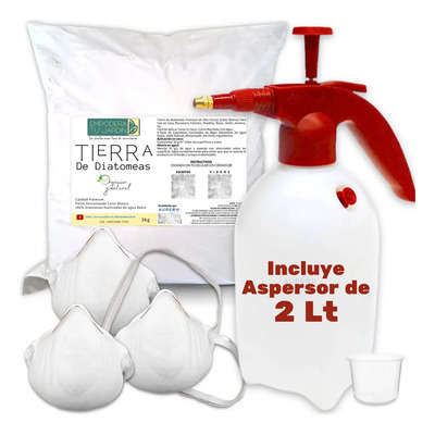 Kit 3 Kg Tierra De Diatomeas Mata Chinches Y Plagas Insectos | Envío gratis