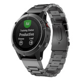 Para Correa De Reloj De Acero Inoxidable Garmin Fenix 5s