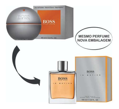 Perfume Hugo Boss In Motion 90ml - 100% Original Edt