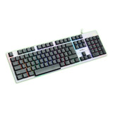 Teclado Gamer Retroiluminado Warrior Series Zakro Netmak Rgb