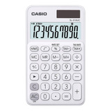 Calculadora Casio Portatil Modelo Sl-310uc 10 Digitos Color Blanco