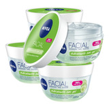 Nivea Hidratante Facial Em Gel S/óleo= Kit Com 4 = 100g Cada