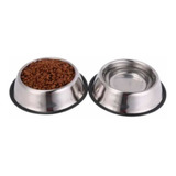 Plato Comedero Inoxidable Perros,gatos 38cm