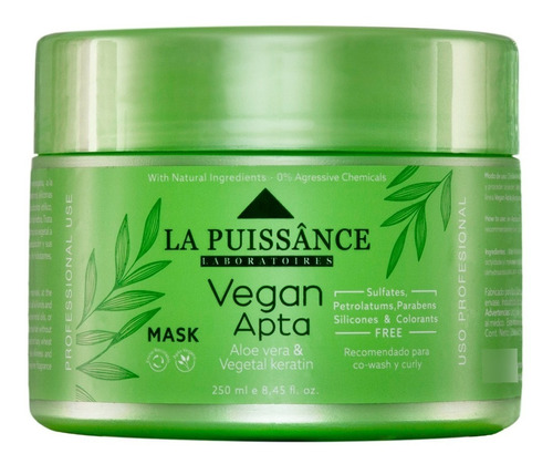 La Puissance Máscara Vegan Apta 250ml