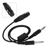 Cable Adaptador De Auriculares Airbus Xlr A Ga De Doble Cone