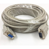 Db9 Macho A Hembra Rs232 Cable Serial Beige