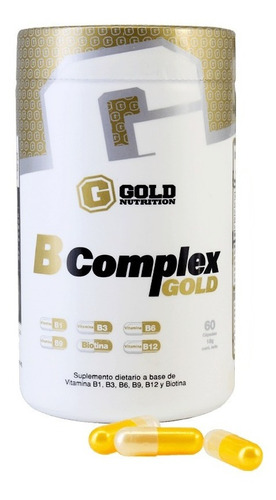 Complejo Vitamina B Con Biotina Gold Nutrition + Energia