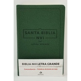 Biblia Nvi 060LG/letra Grande/cuero Italiano/verde®