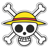 Sticker Adhesivo Para Auto De One Piece