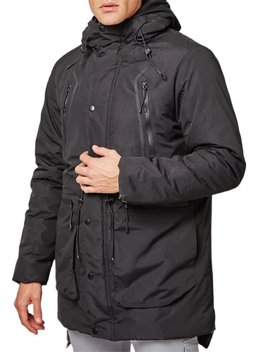 Campera Hombre Impermeable Abrigada Parka Premium Briganti