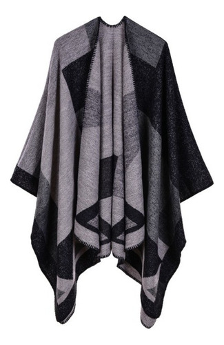 Poncho Capa For Mujer Dama Chal Abrigo