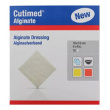 Aposito Cutimed Alginate | 10x10cm | Caja X 10 Unidades.