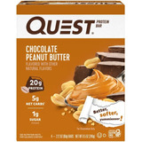 Quest Protein Bar Chocolate Peanut Butter  4 Pz 