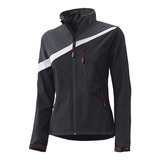 Campera Moto Softshell Held Ray Negro Mujer Anti Agua Viento