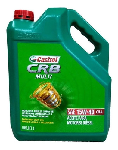 Aceite Castrol Crb Multi Mineral 15w-40 4l