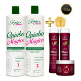 Kit Progressiva Quiabo Mágico + Kit Belkit Vinagre De Maçã