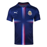 Jersey Original Puma De Niño Chivas De Guadalajara Alterno