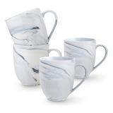 Juego De Platos De Porcelana Stone Lain Brighton, 4 Tazas, G