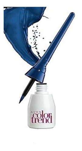 Delineador Liquido Color Trend Metalizados O Mate Negro Azul Marron