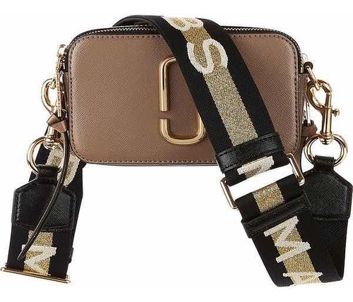 The Snapshot Striped Cross-body Bag Marc Jacobs