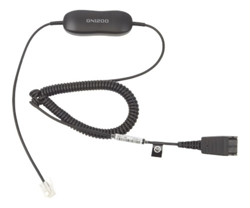 Jabra Gn1200 Cable Enroscado Con Conexión Qd Y Rj-9 88011-99