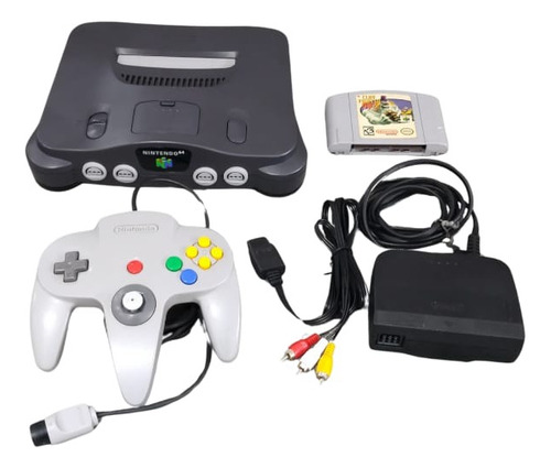 Console Nintendo 64 Original Completo Com Control+jogo Fisic