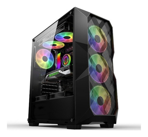 Caja Atx Chasis Gabinete Pc Carcasa Gamer Alseye Big Jony