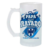 Tarro Cervecero 16oz Rayados Monterrey Futbol Día Del Padre