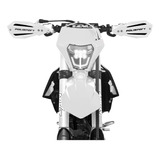 Cubre Puños Husqvarna Tc Fc Motocross Plástico Blanco
