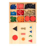 Material Didáctico Montessori De Madera Para Preescolar