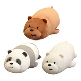 3pcs Osito Polar Osos Desnudos Peluche,28 Cm