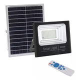 Lampara Foco Solar Led Panel Solar 40w 100w Irm Irm-10956