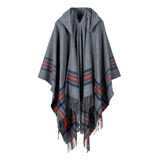 Suéter Largo Cloak Pashmina De Gran Tamaño Con Estampado De