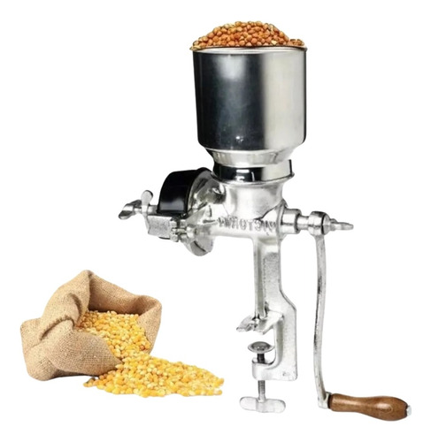 Molino Moledor Manual Metálico Choclo Maiz Cafe Cereal Arroz