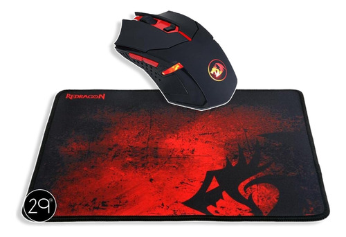 Mouse Gamer Inalámbrico + Pad Mouse Redragon  M601wl-ba 