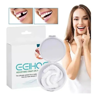 Dientes Postizos Temporal Sonrisa Dental Carilla Estetica | MercadoLibre