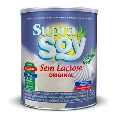 Suprasoy Leite Pó Soja Sem Lactose Original 300g | MercadoLivre