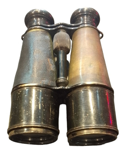 Binocular Francés Antiguo Jumelle De Artillería 1914