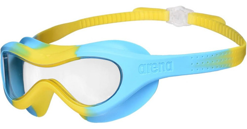 Antiparras Arena Spider Mask Kids 2 A 5 Años Niño/a Color Celeste-amarillo Máscara Junior