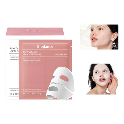 Biodance Bio Collagen Real Deep Mask Acido Hialuronico 4pzas | Envío gratis