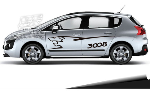 Calco Decoracion Peugeot 3008 Rally Precio Por Cada Lado