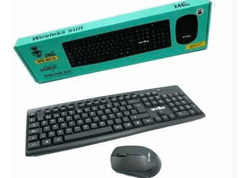 Set Teclado + Mouse Inalambrico Weibo Wb-8012