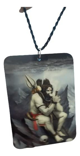 Bholenath Shivshankar Fancy Lord Shiva Coche Colgante Espejo